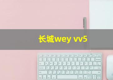 长城wey vv5